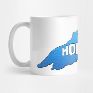 Lake Superior Outline with "Home" Mug